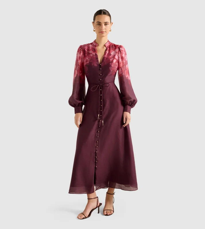 فورايفر نيو Dr20745-Multi Women's Mid Dress